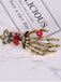 Retro Halloween Skeleton Hand Brooch: timeless style reimagined