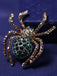 Retro Halloween Spider Rhinestone Brooch — vintage elegance for the modern woman
