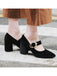 Retro Mary Jane Chunky High Heel Shoes — vintage elegance for the modern woman