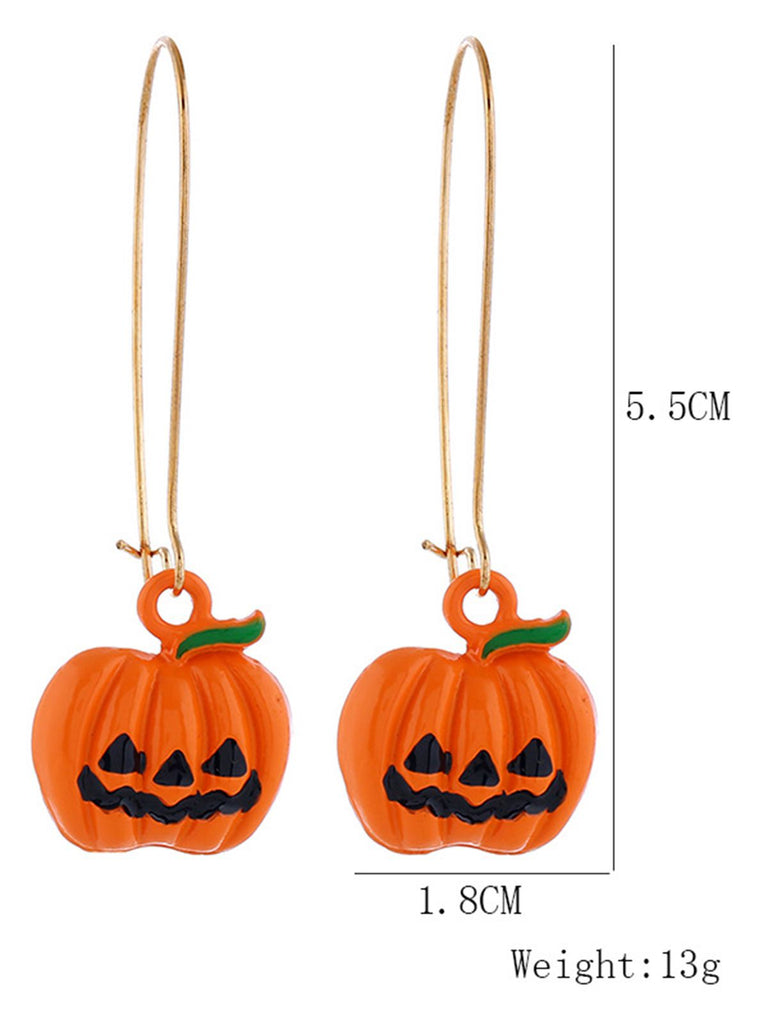 Retro Pumpkin Halloween Earring — vintage elegance for the modern woman