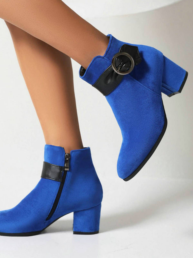 Retro Short Plush Solid Warm Boots — vintage elegance for the modern woman