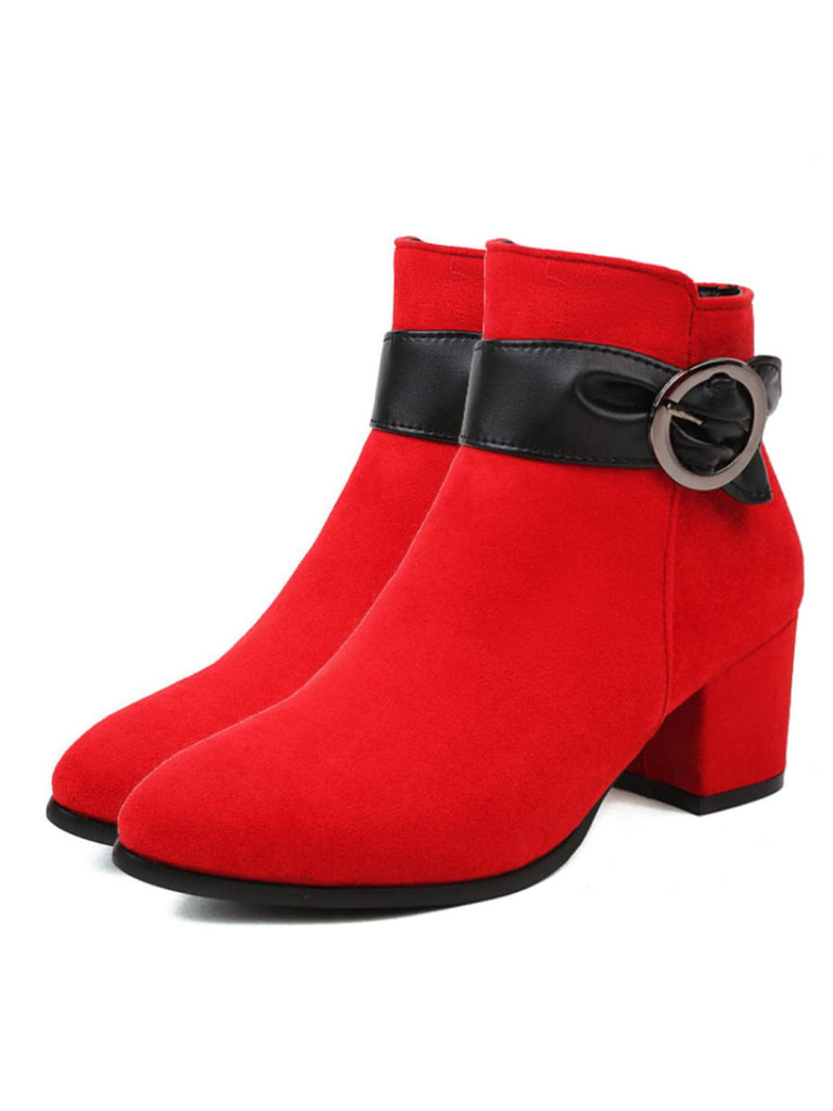 Retro Short Plush Solid Warm Boots: timeless style reimagined