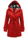 Retro Solid Belt Double-breasted Coat — vintage elegance for the modern woman