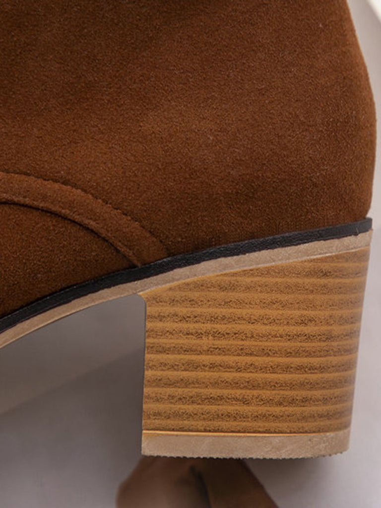 Retro Solid Lace-up Martin Boots: timeless style reimagined