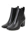 Retro Solid Thick Heel Short Boots: timeless style reimagined