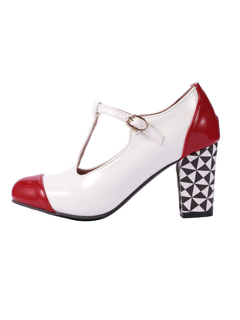 Retro TStrap High Heels Shoes | vintage shoes, retro heels