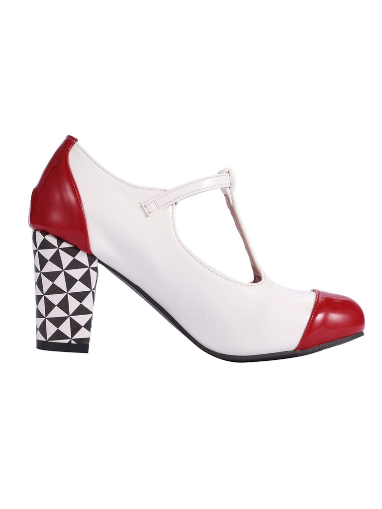 Retro TStrap High Heels Shoes | vintage shoes, retro heels
