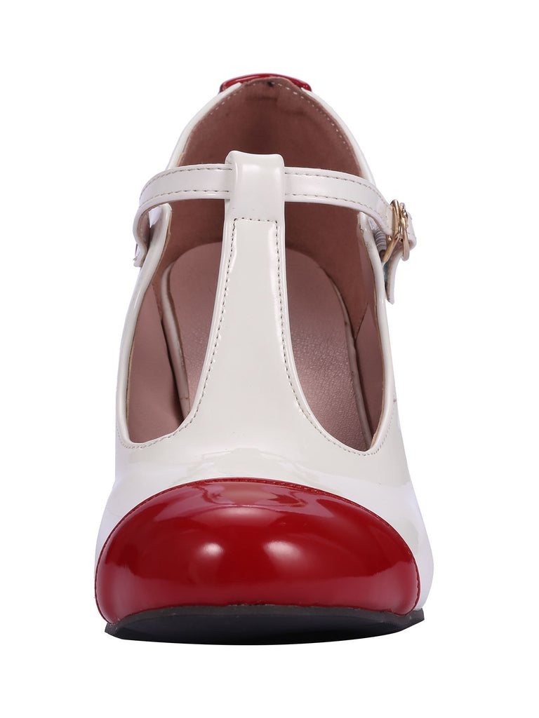 Retro TStrap High Heels Shoes | vintage shoes, retro heels