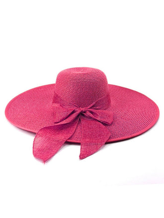 Ribbon Wide Brim Raffia Sun Hat: timeless style reimagined
