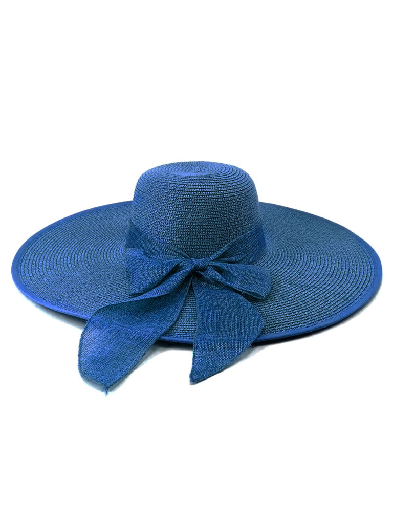 Ribbon Wide Brim Raffia Sun Hat: timeless style reimagined