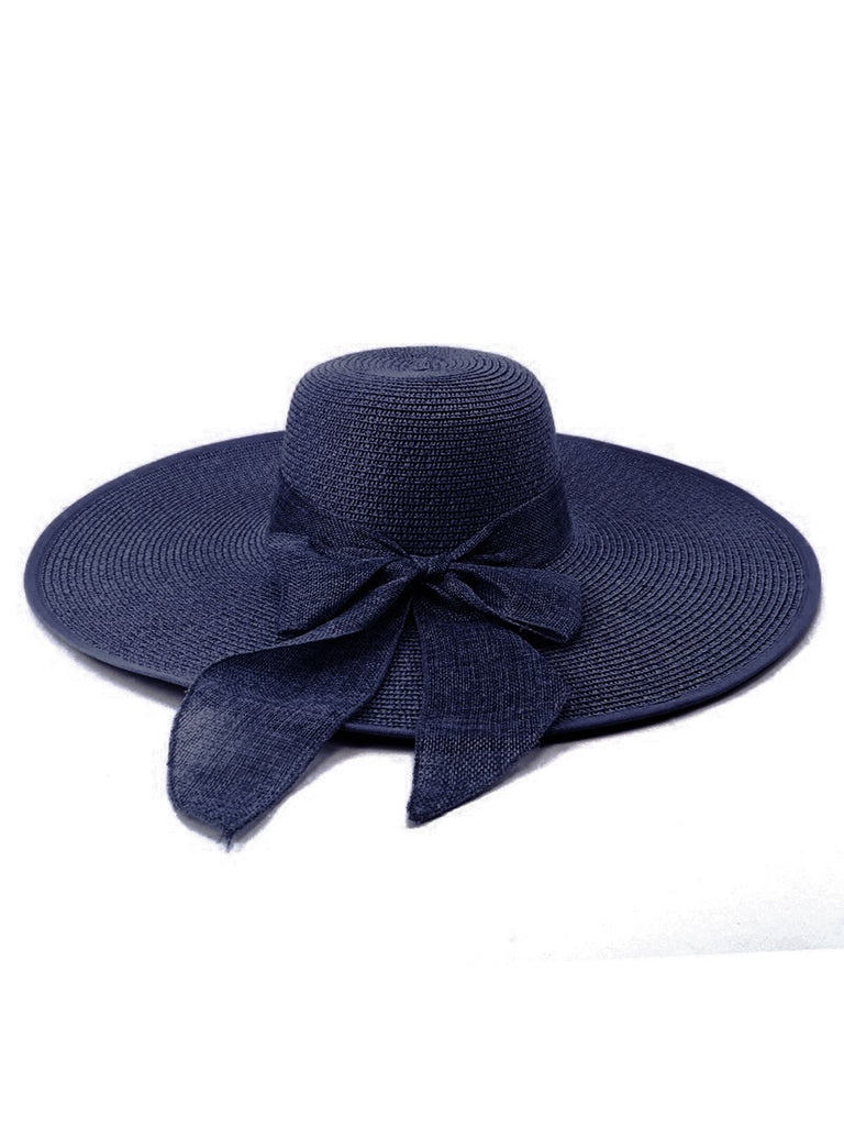 Ribbon Wide Brim Raffia Sun Hat: timeless style reimagined