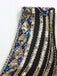 [US Warehouse] Black 1920s Sequin Flapper Maxi Dress