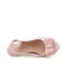 Retro Bow Slingback Peep Toe Shoes