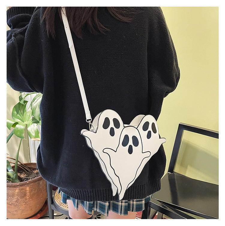 Halloween Cartoon Ghost Triangle Bag