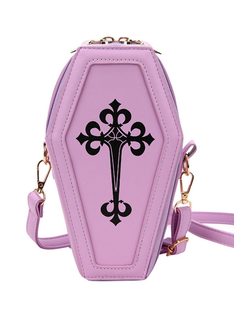 Halloween Latin Cross Coffin Bag