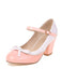 Bowknot Chunky Heels Mary Jane Shoes