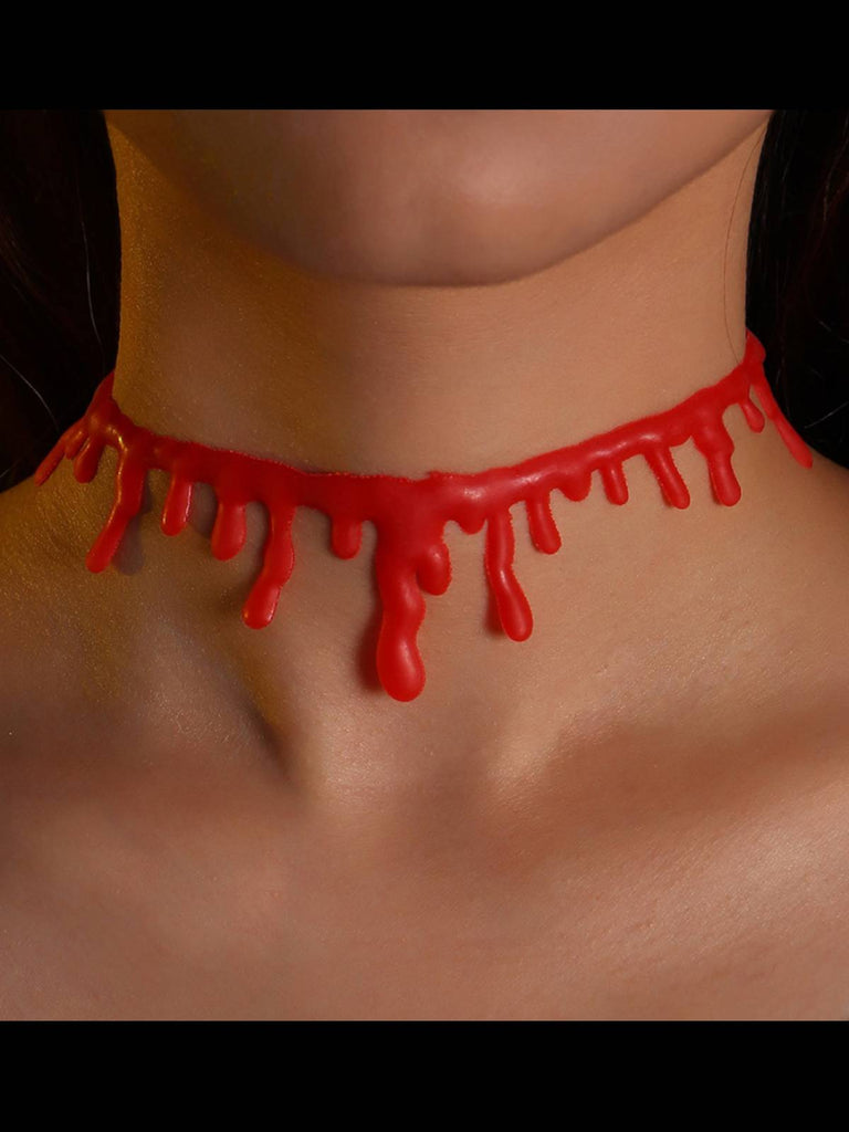 Halloween Imitation Bleeding Vintage Necklace