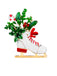 Retro Christmas Shoe Style Brooch