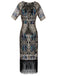 1920s Sequin Fringed flapper Dress