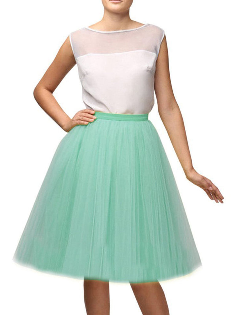 1950s Ruffle Petticoat Tutu Underskirt