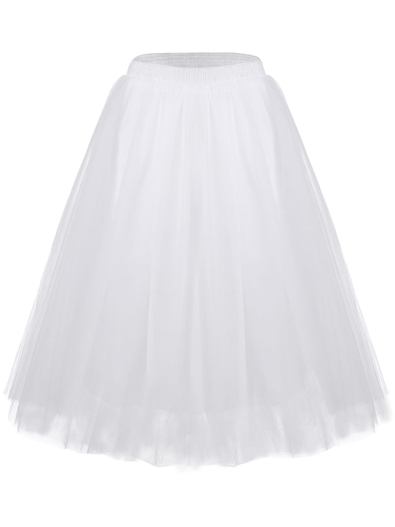 1950s Ruffle Petticoat Tutu Underskirt