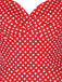 1950s Polka Dot Halter Swing Dress
