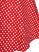 1950s Polka Dot Halter Swing Dress