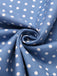 Blue 1950s Straps Pocket Swing Dress
