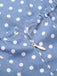 Blue 1950s Straps Pocket Swing Dress