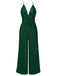 1930s Solid Shiny Slip Vintage Jumpsuit