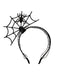 Black Halloweeen Solid Spider Web Headband