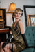 Gold 1920s Sequined Flapper Dress