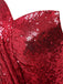 Strapless Sequin Bridesmaid Dress, classic vintage style elegant retro fashion - Image 9