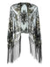 Vintage Sequin Handmade Fringed Cape - vintage fashion, retro style
