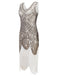 She slips into this White 1920s Fringed Flapper Dress and suddenly it's a 1920s daydream