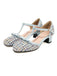 Woolen Buckle Heels Mary Jane Shoes — vintage elegance for the modern woman