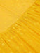 Yellow 1950s Dots Off-Shoulder Mesh Swing Dress: timeless style reimagined