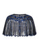 1920s Shawl Beaded Sequin Flapper Cape