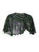1920s Shawl Beaded Sequin Flapper Cape