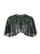 1920s Shawl Beaded Sequin Flapper Cape