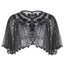 1920s Shawl Beaded Sequin Flapper Cape