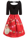 1950s Christmas Santa Swing Dress