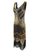 Gold 1920s Sequined Flapper Dress